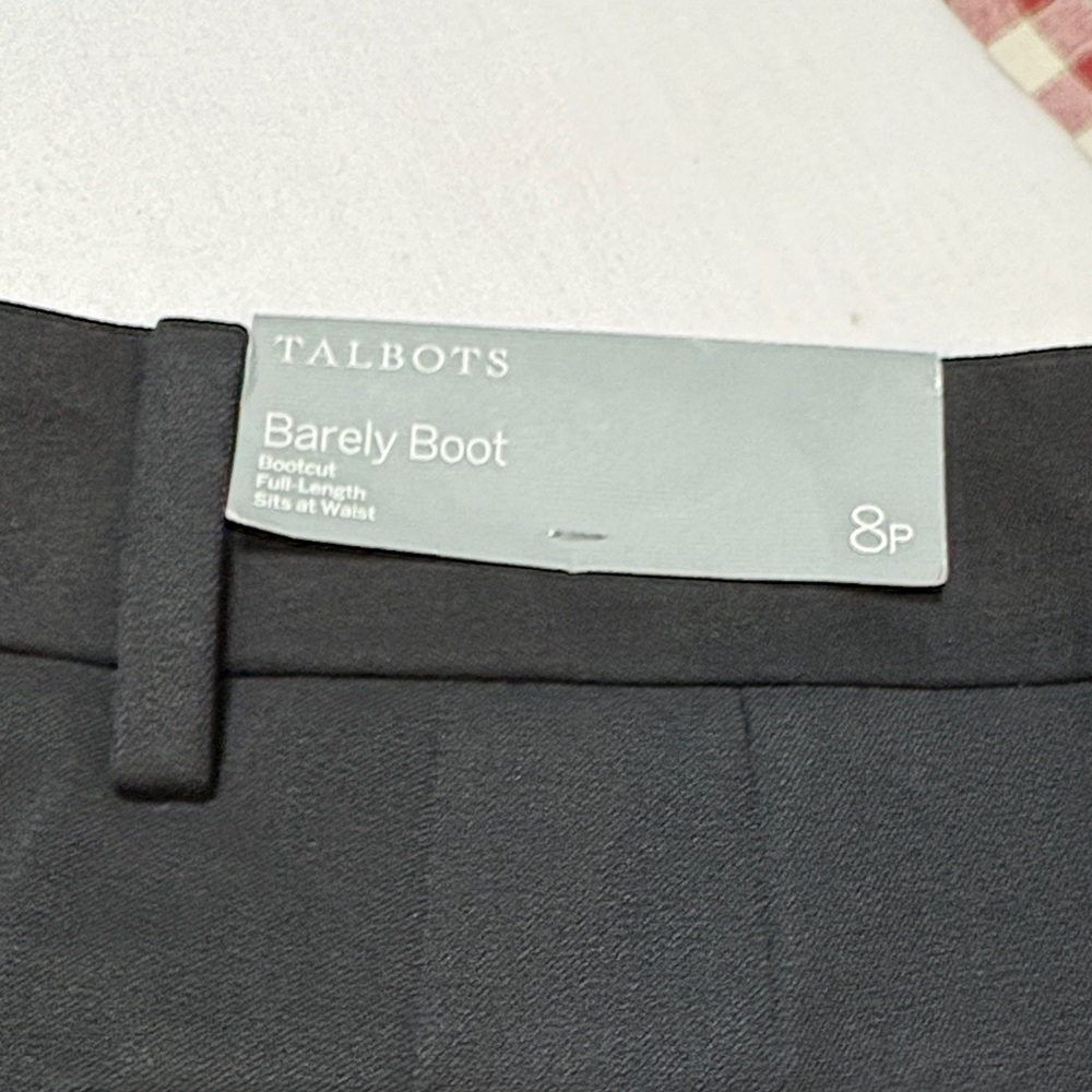Talbots Black Bootcut Pants